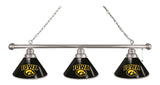 Iowa 3 Shade Billiard Light Chrome