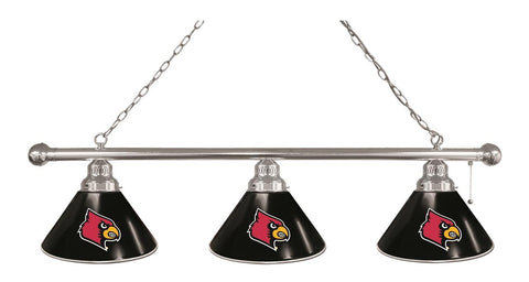 Louisville 3 Shade Billiard Light Chrome