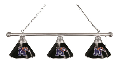 Memphis 3 Shade Billiard Light Chrome