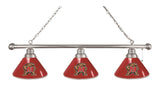 Maryland 3 Shade Billiard Light Chrome