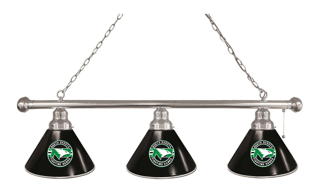 North Dakota 3 Shade Billiard Light Chrome