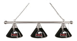 Northern Illinois 3 Shade Billiard Light Chrome