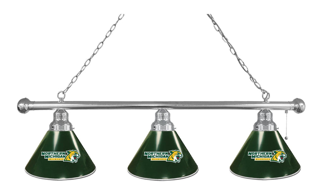 Northern Michigan 3 Shade Billiard Light Chrome