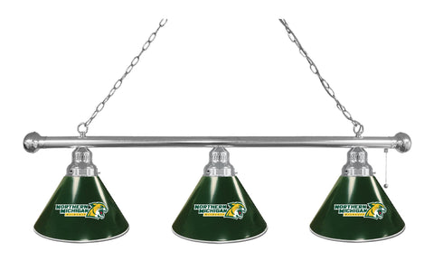 Northern Michigan 3 Shade Billiard Light Chrome