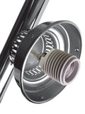 Northwestern 3 Shade Billiard Light Chrome