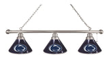 Penn State 3 Shade Billiard Light Chrome