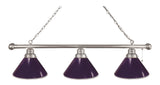 Purple 3 Shade Billiard Light Chrome