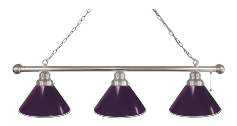 Purple 3 Shade Billiard Light Chrome