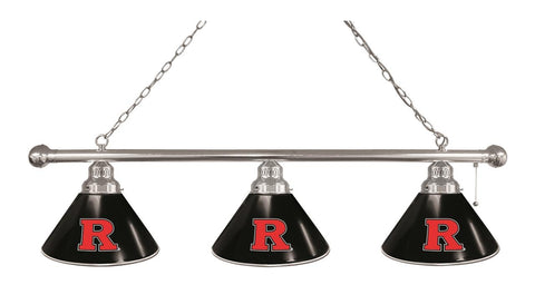 Rutgers 3 Shade Billiard Light Chrome