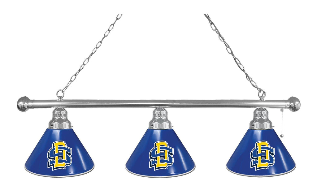 South Dakota State 3 Shade Billiard Light Chrome