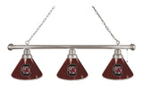 South Carolina 3 Shade Billiard Light Chrome