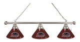 Southern Illinois 3 Shade Billiard Light Chrome