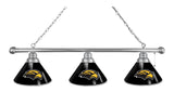 Southern Miss 3 Shade Billiard Light Chrome