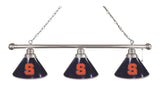 Syracuse 3 Shade Billiard Light Chrome