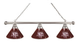 Texas A&m 3 Shade Billiard Light Chrome