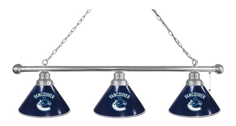 Vancouver Canucks 3 Shade Billiard Light Chrome