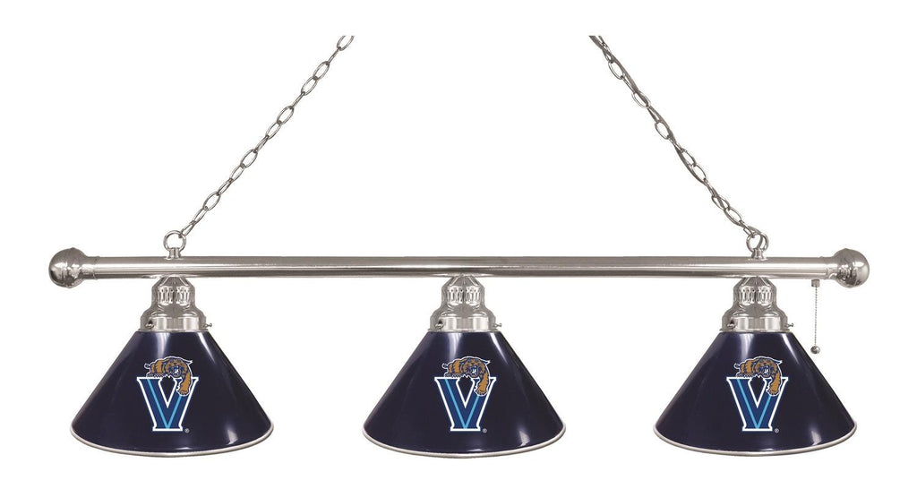 Villanova 3 Shade Billiard Light Chrome