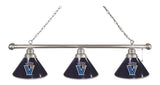 Villanova 3 Shade Billiard Light Chrome