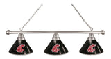 Washington State 3 Shade Billiard Light Chrome