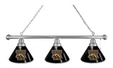 Western Michigan 3 Shade Billiard Light Chrome