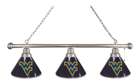 West Virginia 3 Shade Billiard Light Chrome