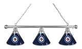 Winnipeg Jets 3 Shade Billiard Light Chrome