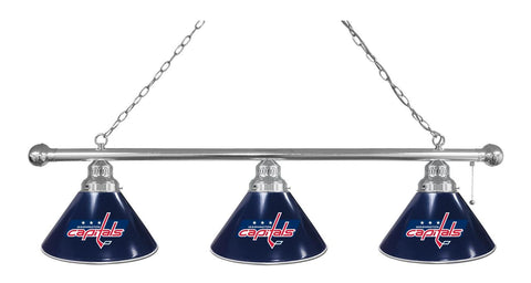 Washington Capitals 3 Shade Billiard Light Chrome