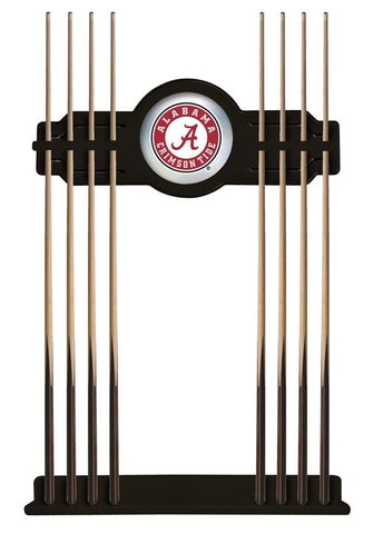 Alabama Cue Rack In Black Finish