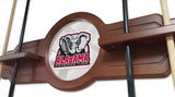 Alabama Cue Rack In Black Finish