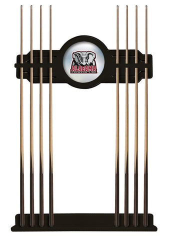 Alabama Cue Rack In Black Finish