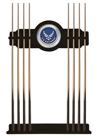 U.s. Air Force Cue Rack In Black Finish