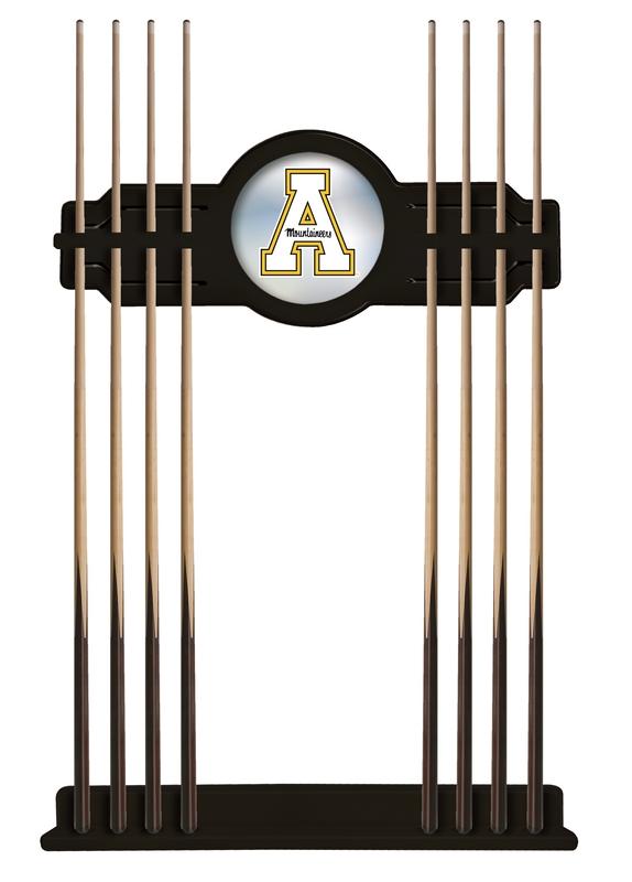 Appalachian State Cue Rack In Black Finish