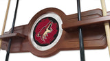 Arizona Coyotes Cue Rack In Black Finish