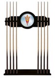 Arizona State Cue Rack In Black Finish With Pitchfork Logo