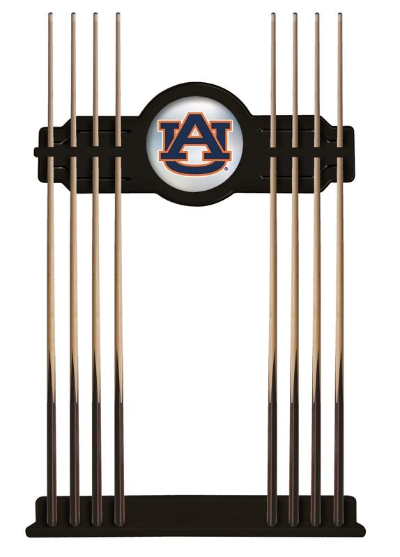 Auburn Cue Rack In Black Finish