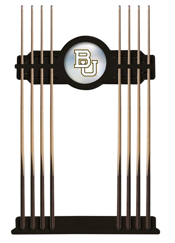 Baylor Cue Rack In Black Finish