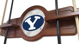 Brigham Young Cue Rack In Black Finish