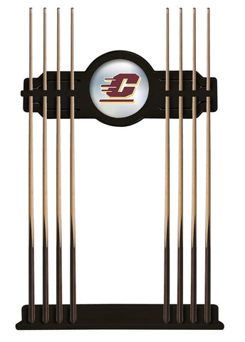 Central Michigan Cue Rack In Black Finish