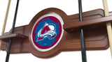 Colorado Avalanche Cue Rack In Black Finish