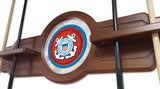 U.s. Coast Guard Cue Rack In Black Finish