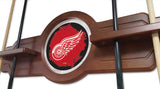 Detroit Red Wings Cue Rack In Black Finish