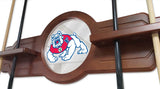 Fresno State Cue Rack In Black Finish