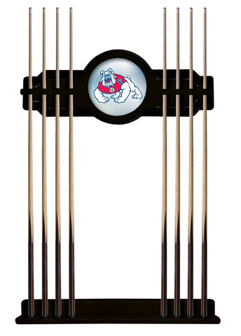 Fresno State Cue Rack In Black Finish