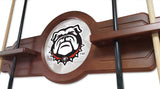 Georgia "bulldog" Cue Rack In Black Finish