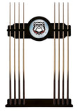 Georgia "bulldog" Cue Rack In Black Finish