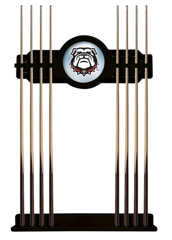 Georgia "bulldog" Cue Rack In Black Finish