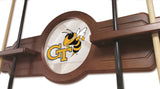 Georgia Tech Cue Rack In Black Finish