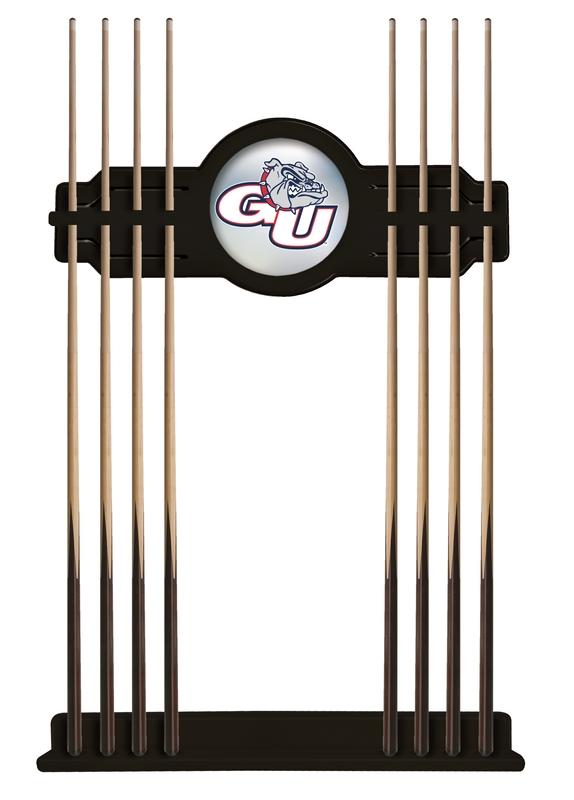 Gonzaga Cue Rack In Black Finish