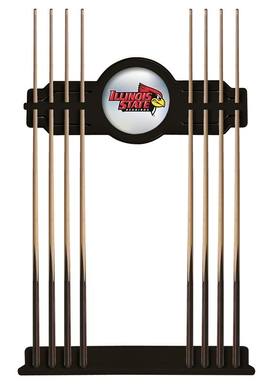 Illinois State Cue Rack In Black Finish