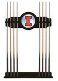 Illinois Cue Rack In Black Finish